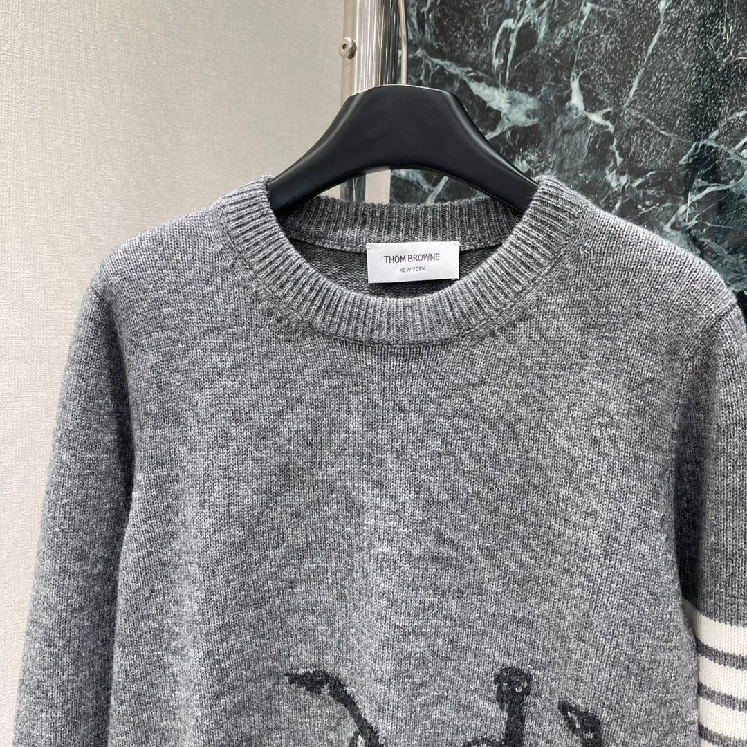 25 Early Autumn New Irregular Knitted Sweater