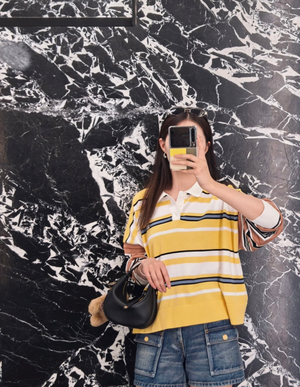 25 Early Autumn New Contrast Striped Long Sleeve Top