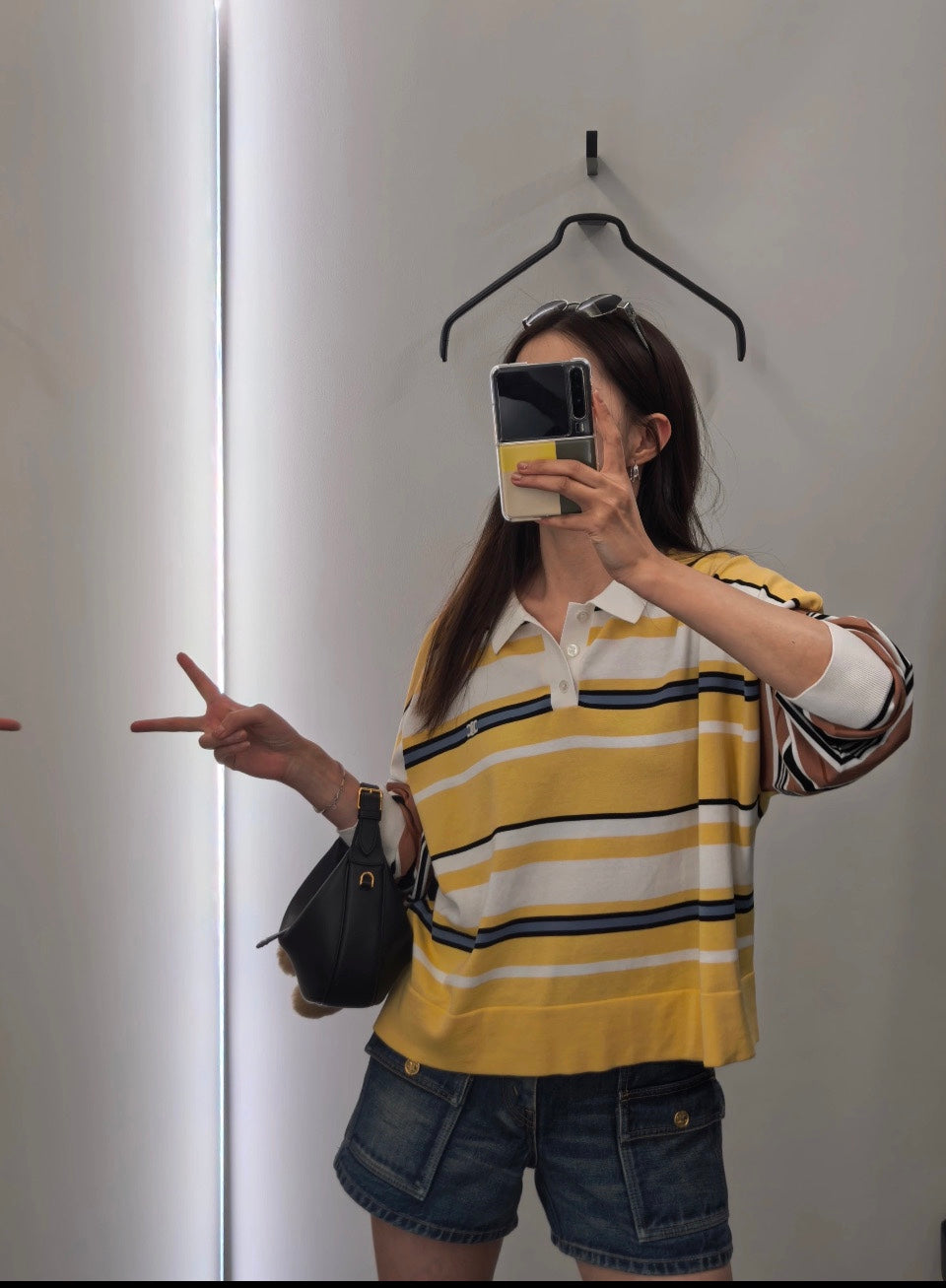 25 Early Autumn New Contrast Striped Long Sleeve Top