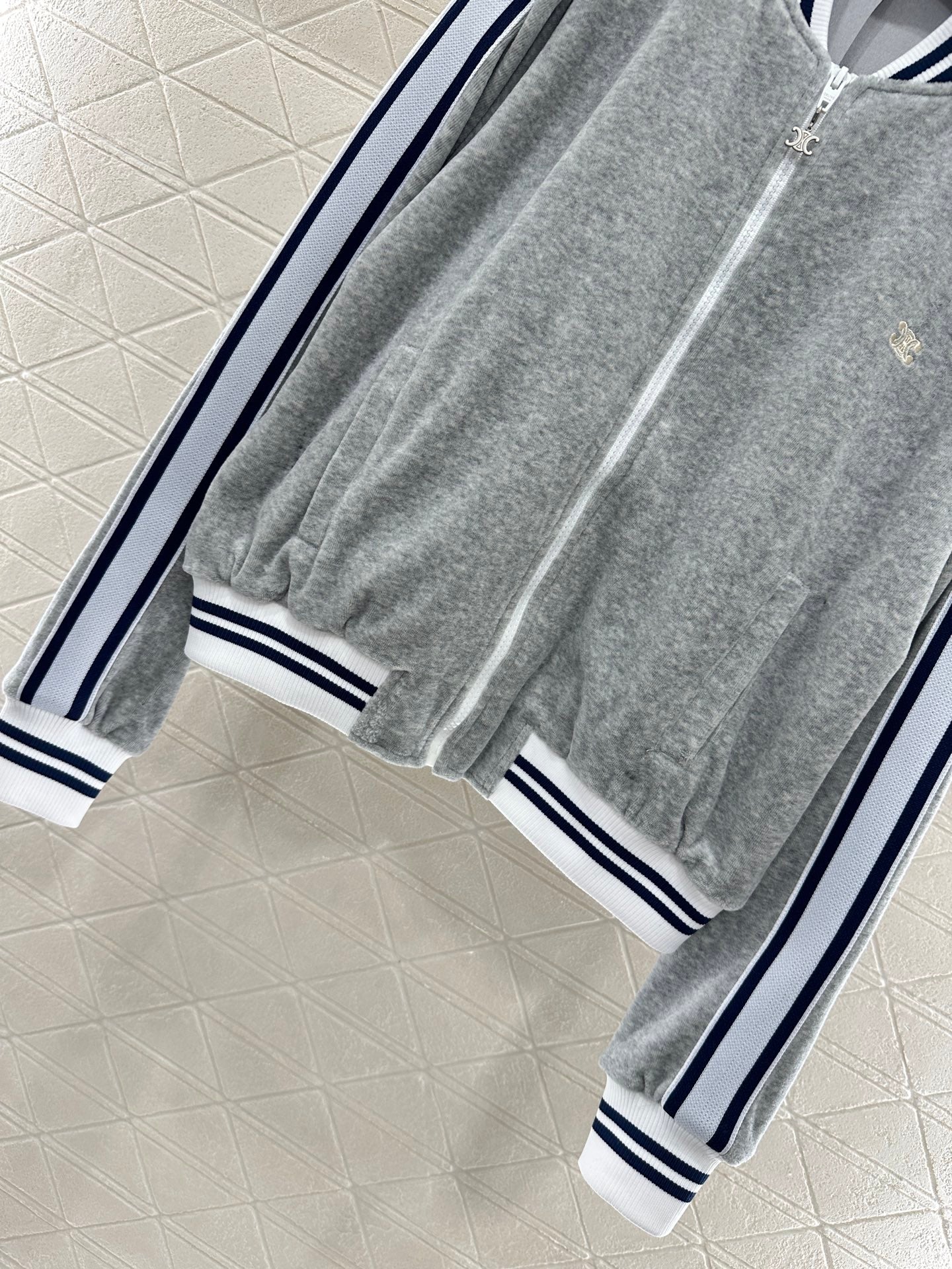 2025 Autumn New Zipper Jacket Trousers Set