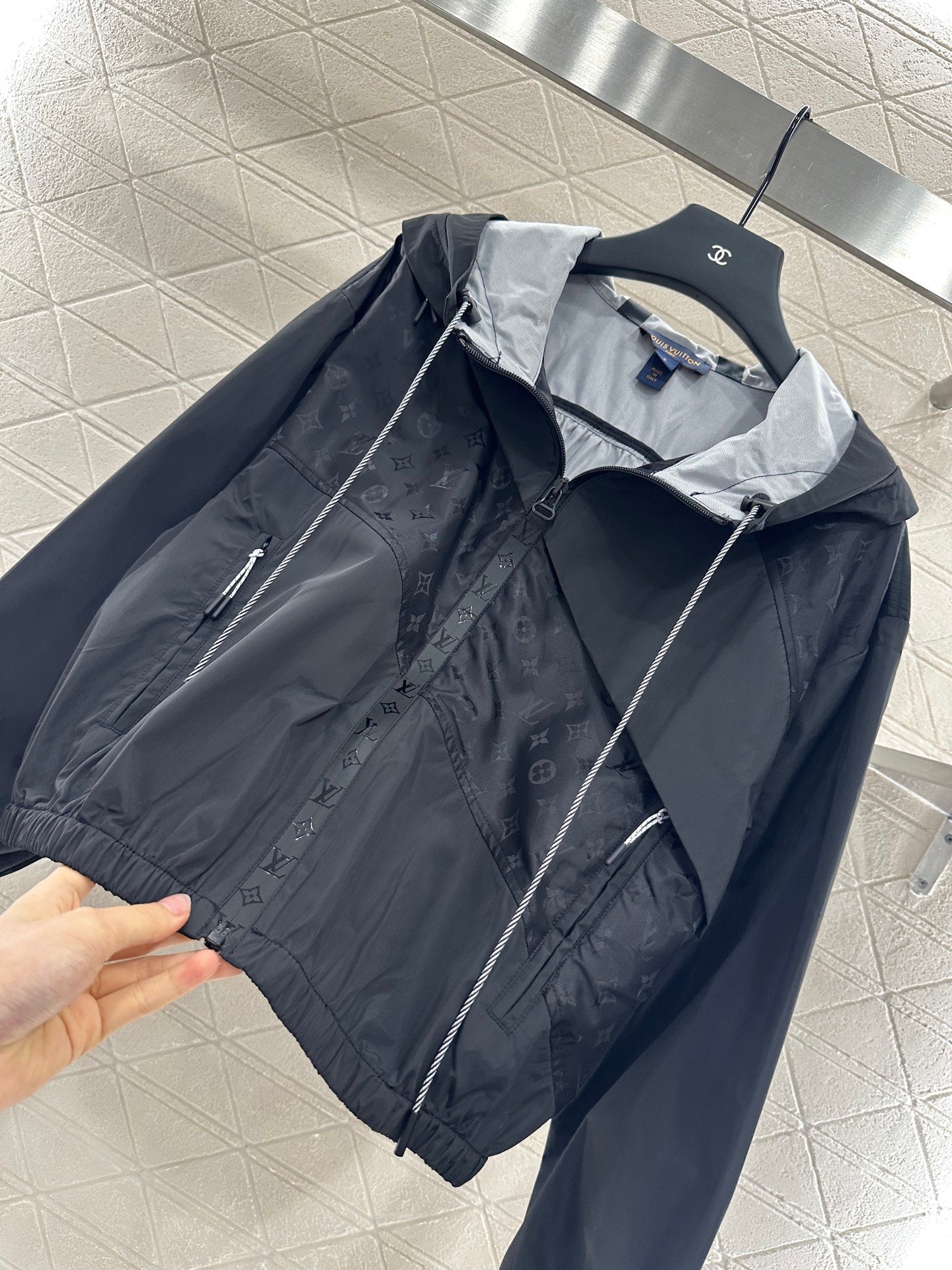 2025 Autumn New Hooded Jacquard Jacket