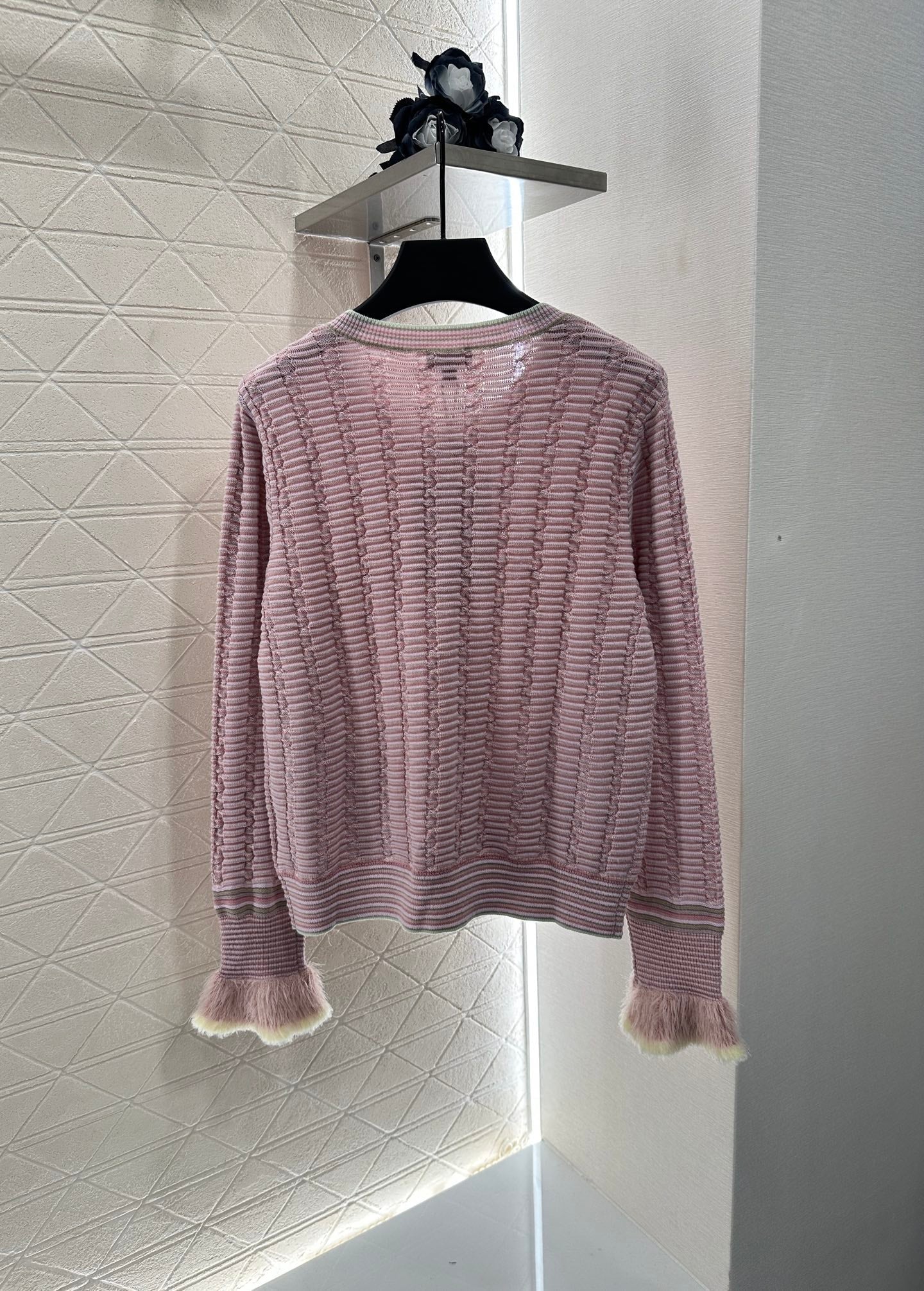 2025 Autumn New Striped knitted cardigan