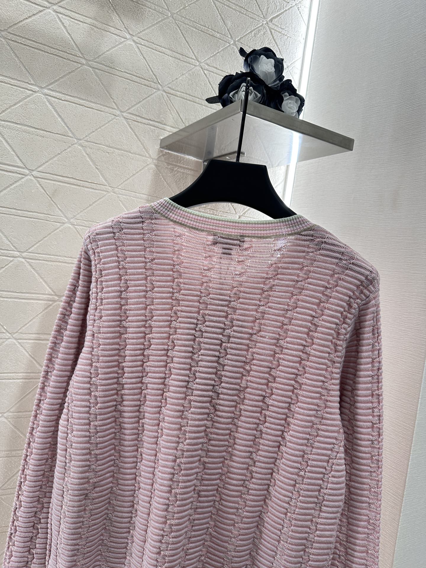 2025 Autumn New Striped knitted cardigan