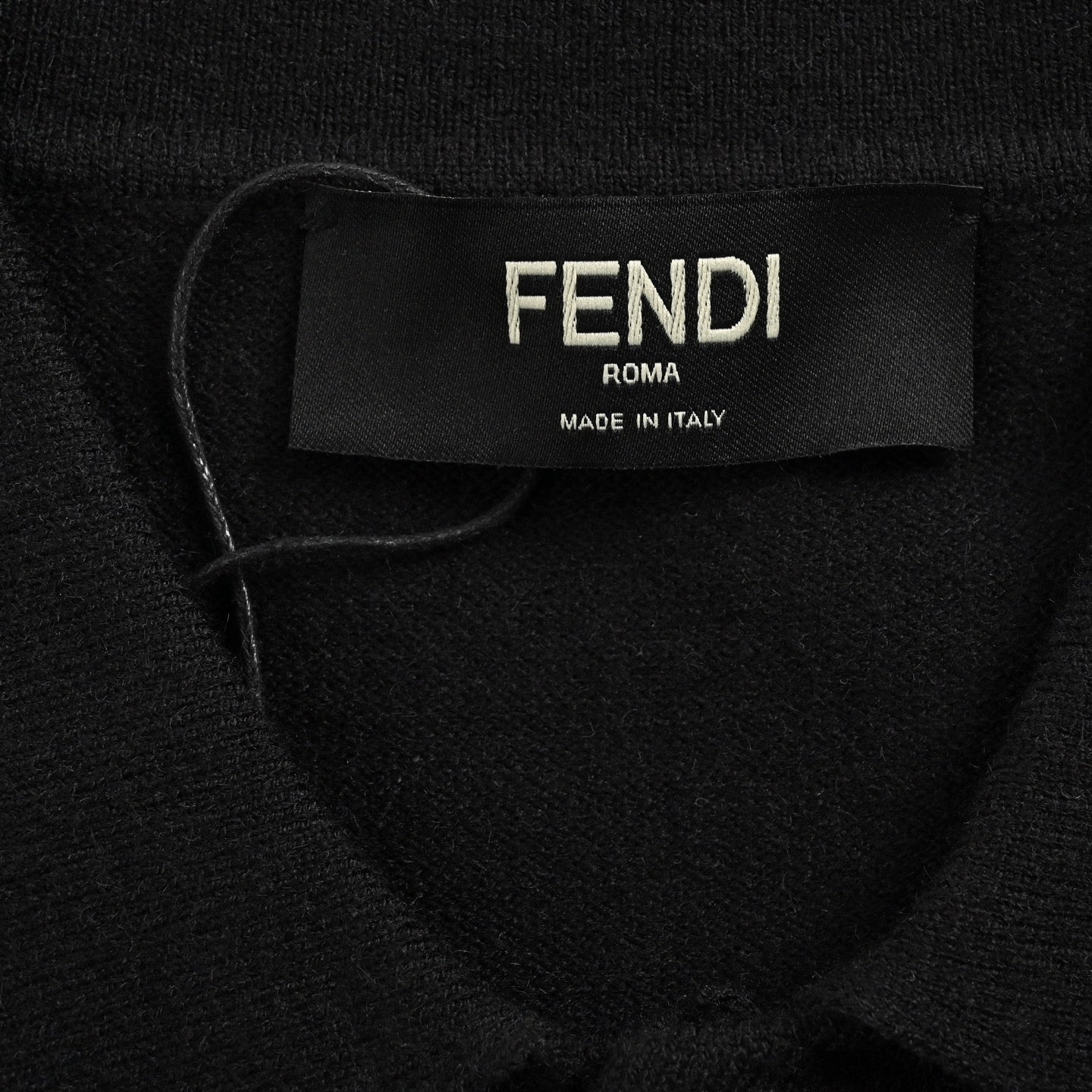 25ss FF embossed knitted polo short sleeve