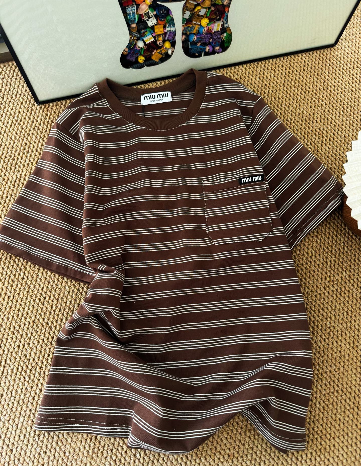25 new Hazelnut chocolate short sleeved shirt suit
