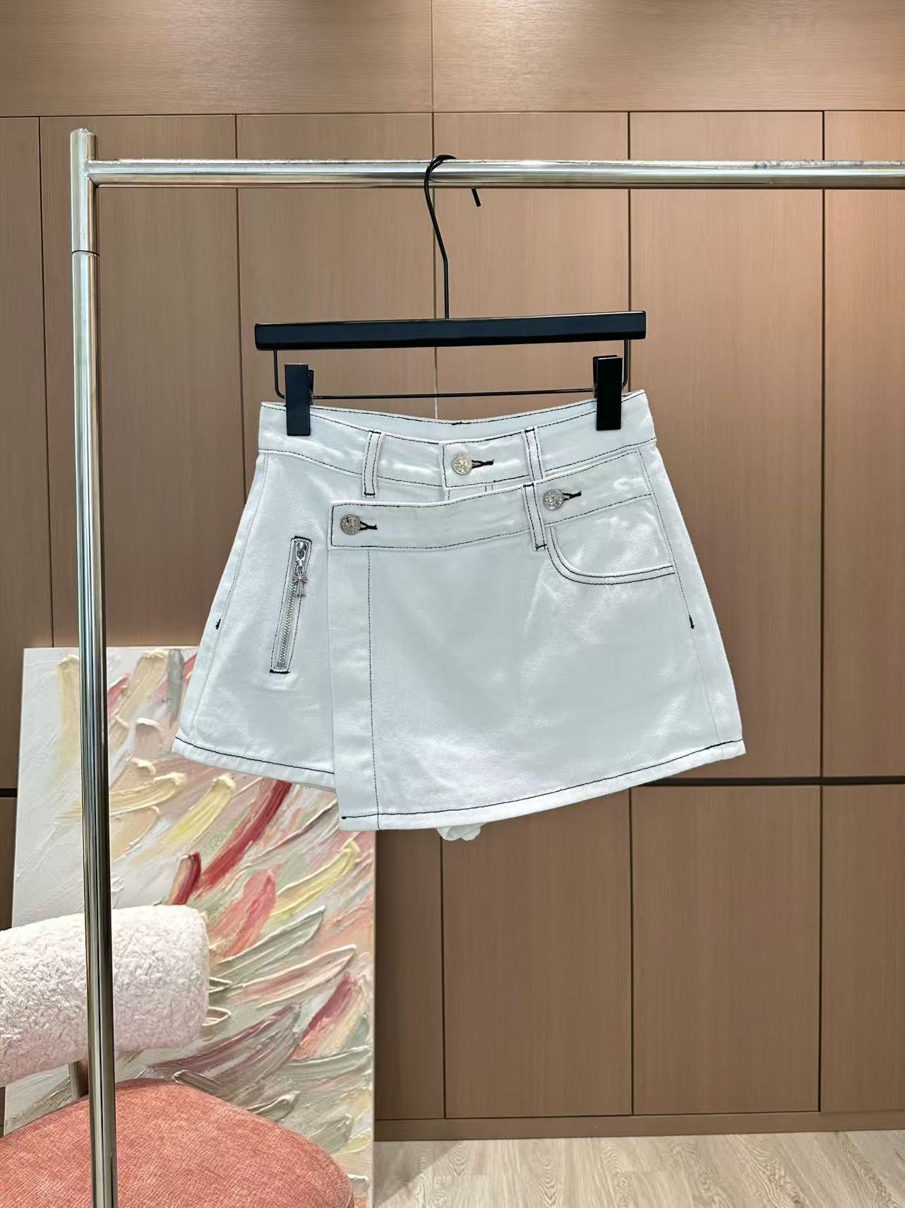 25 New Denim Skirt Pants