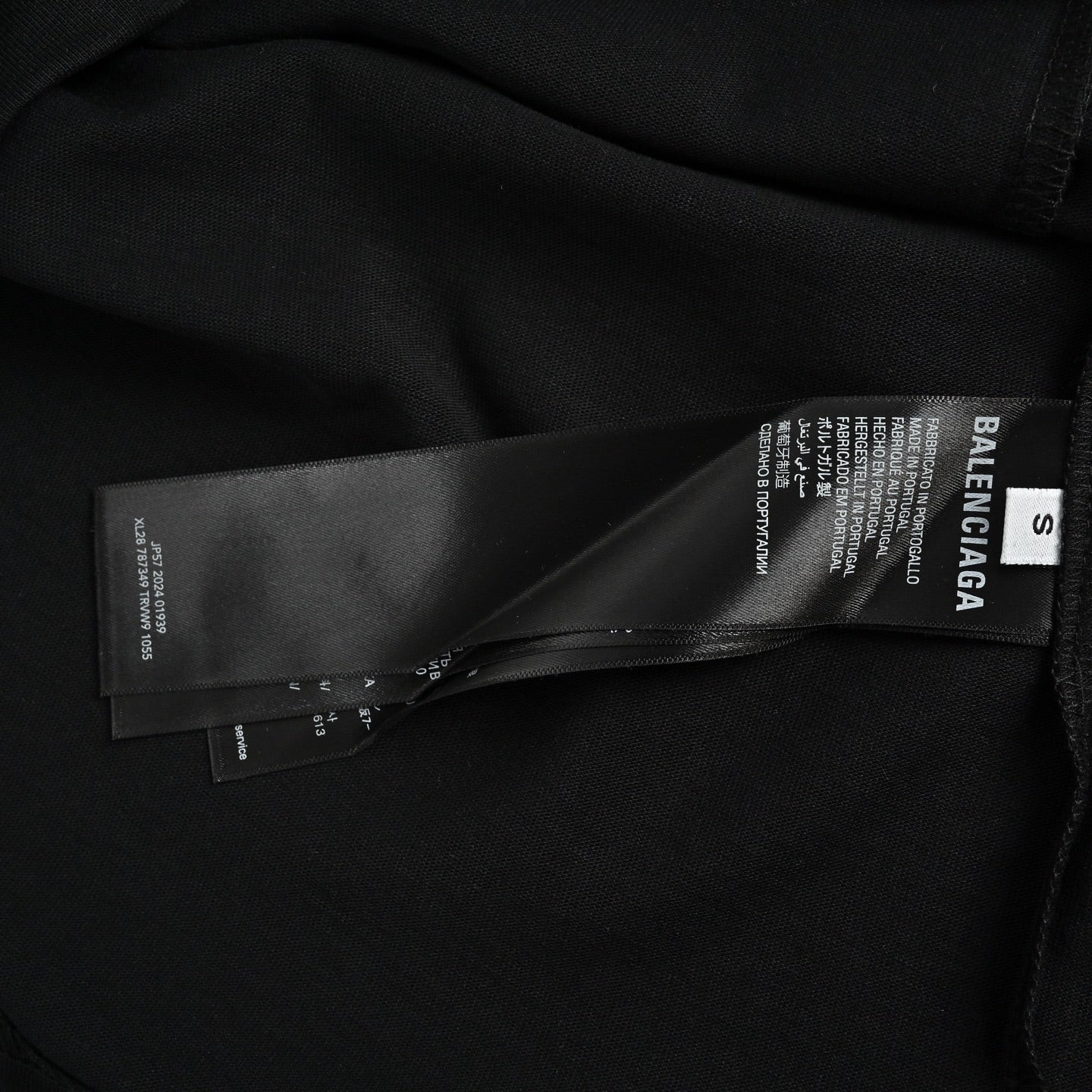 25ss Reflective letter short sleeves