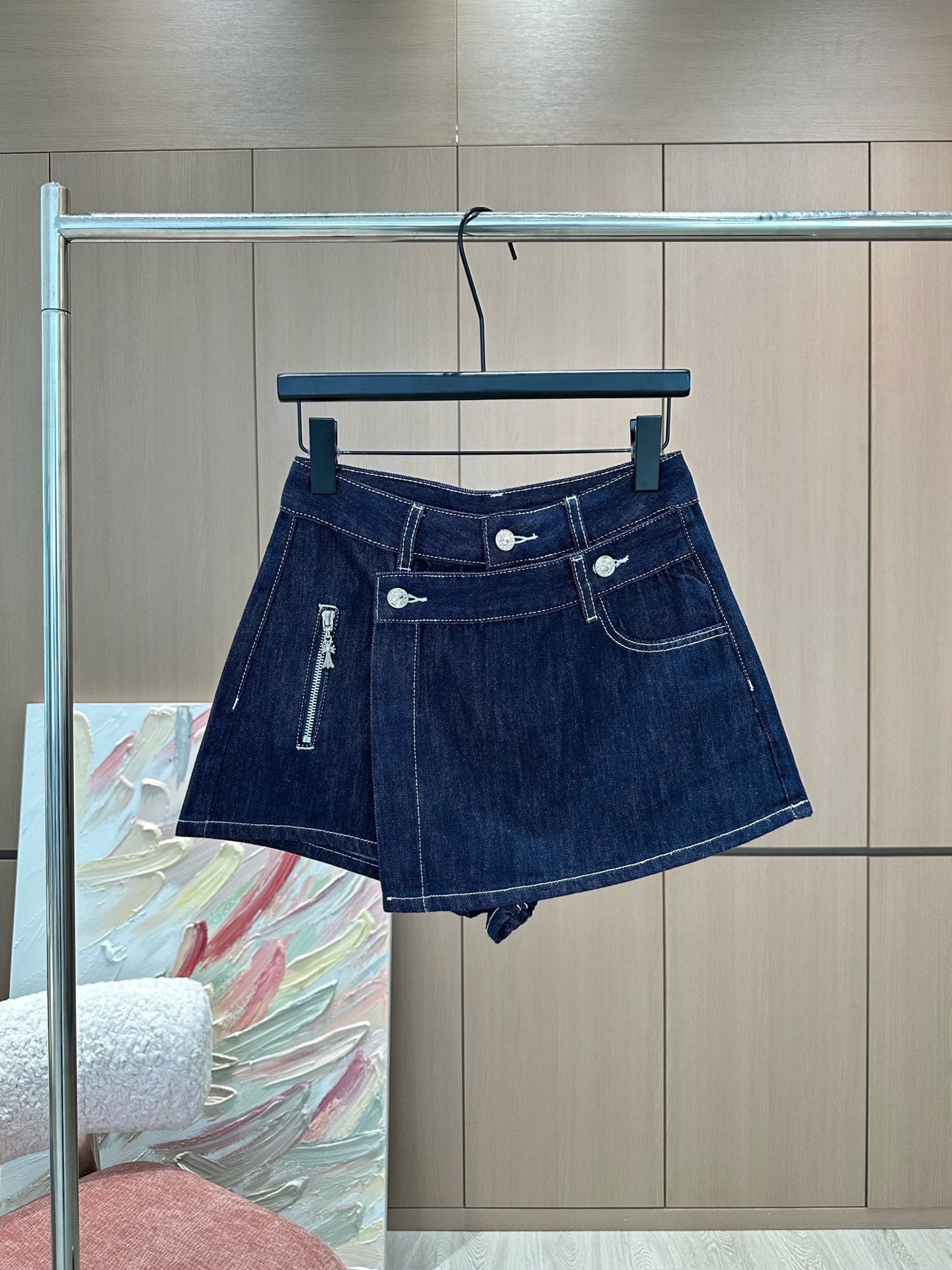 25 New Denim Skirt Pants