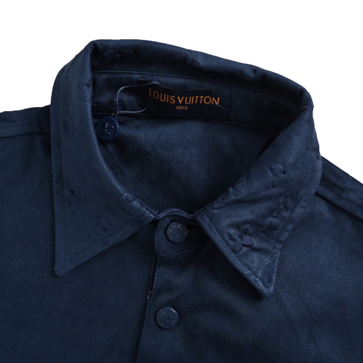 25 pocket vintage suede shirt with short sleeves