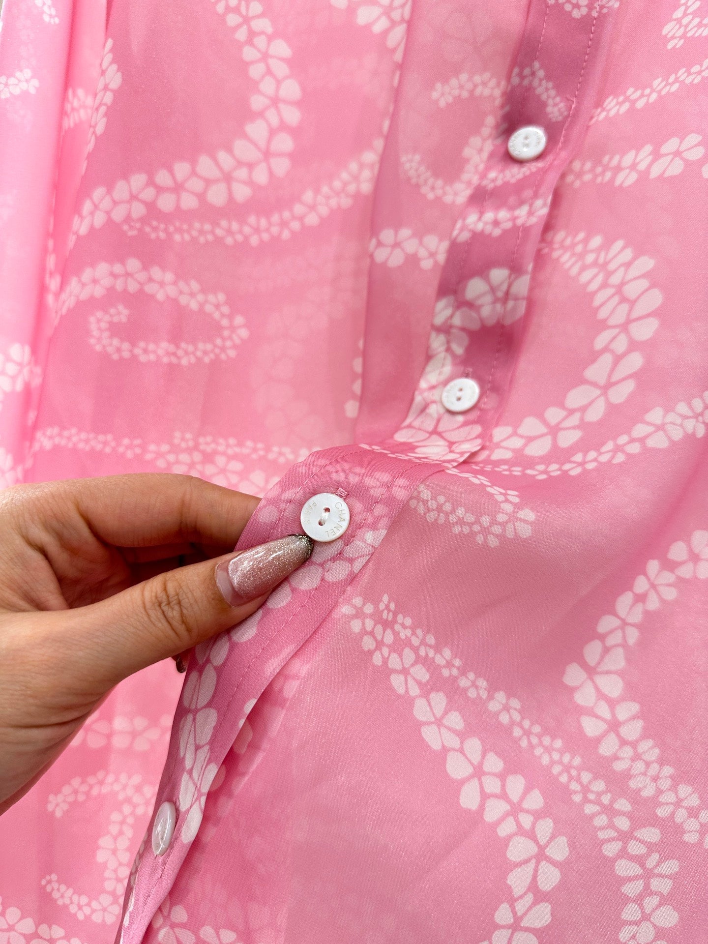 C 25 Printed Lapel Shirt
