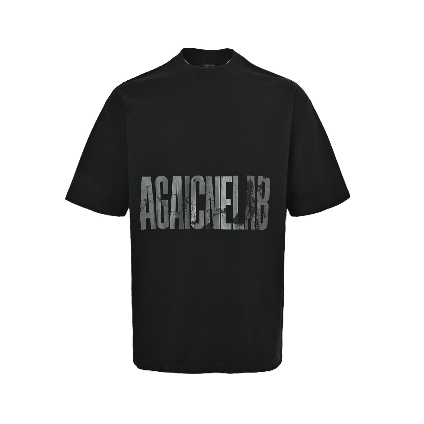 25ss Ruptured reverse letter print short sleeves