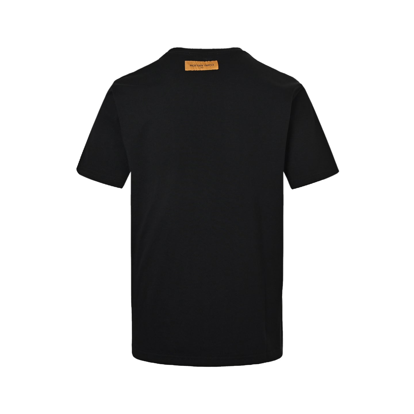 25ss cursive letter embroidery short sleeved shirt