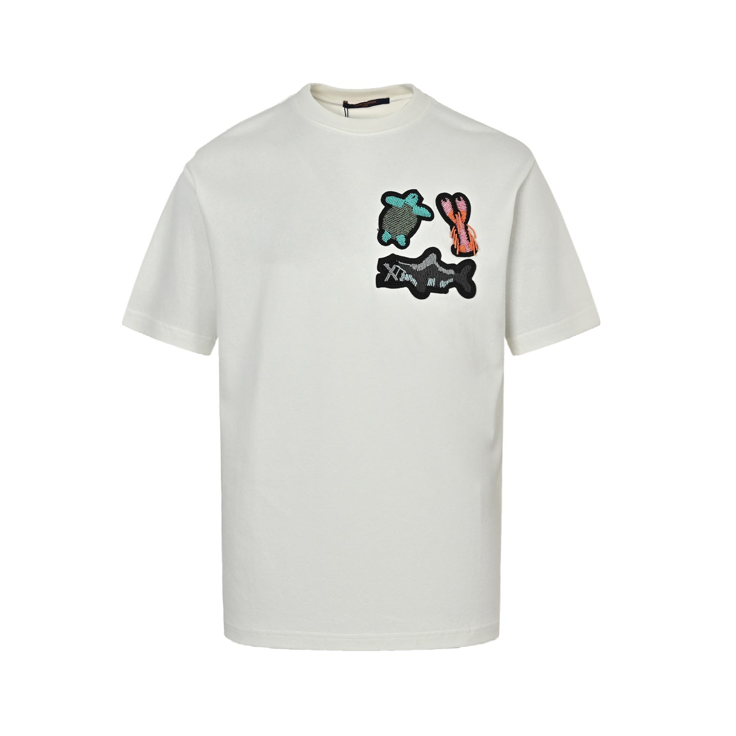 25ss Sea King Animal Bead Short Sleeve