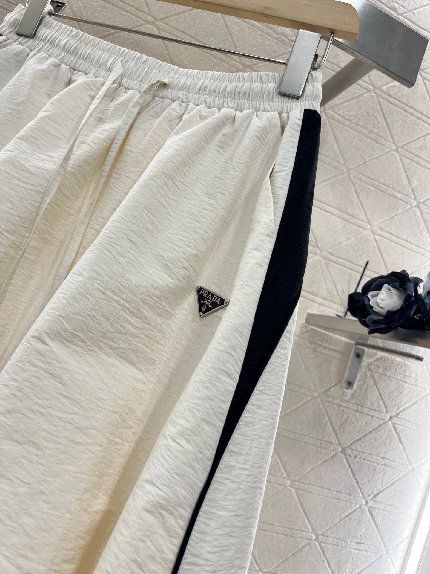 25Colorblocked Workwear Half Skirt