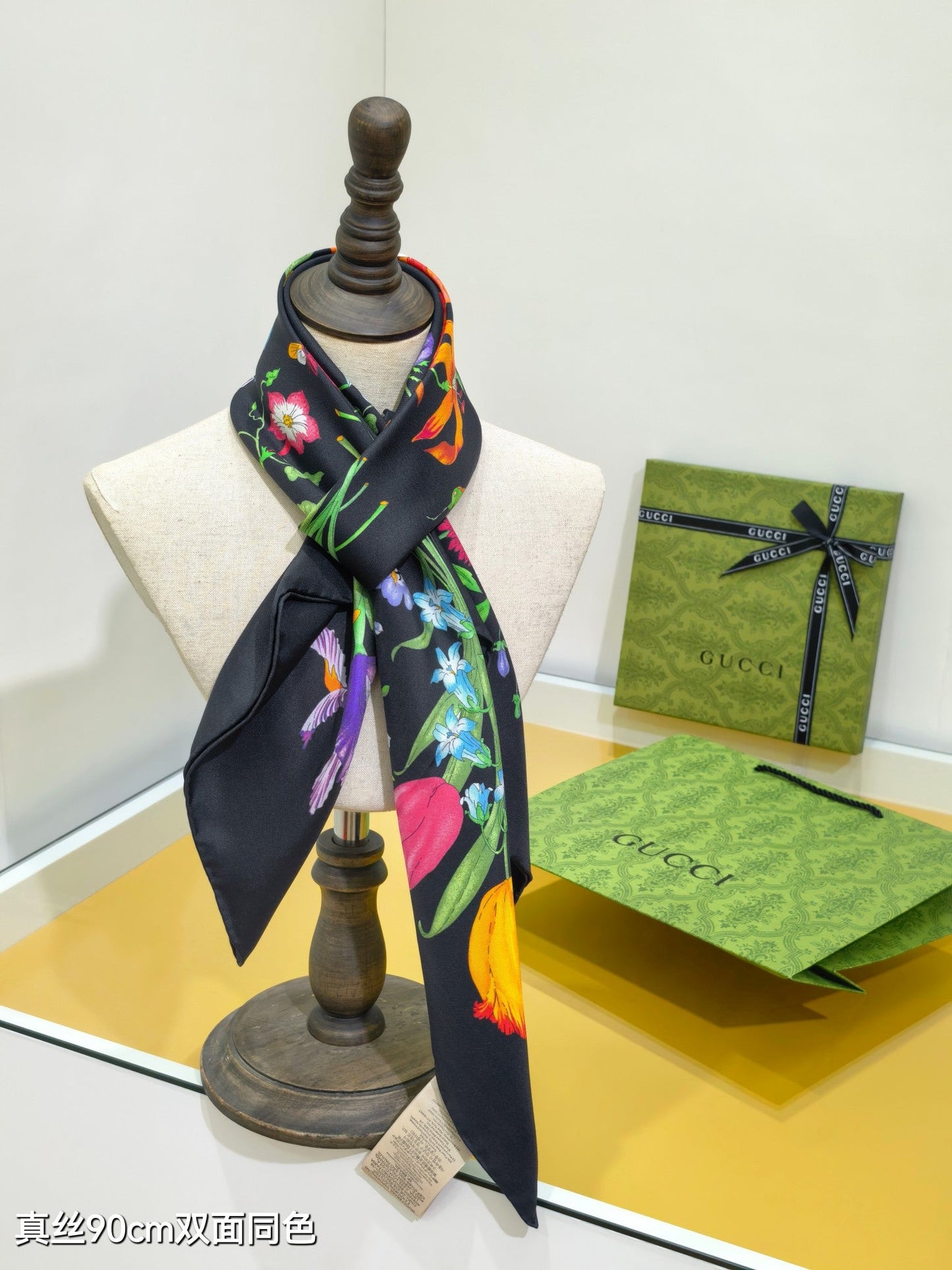 25 Floral Scarf