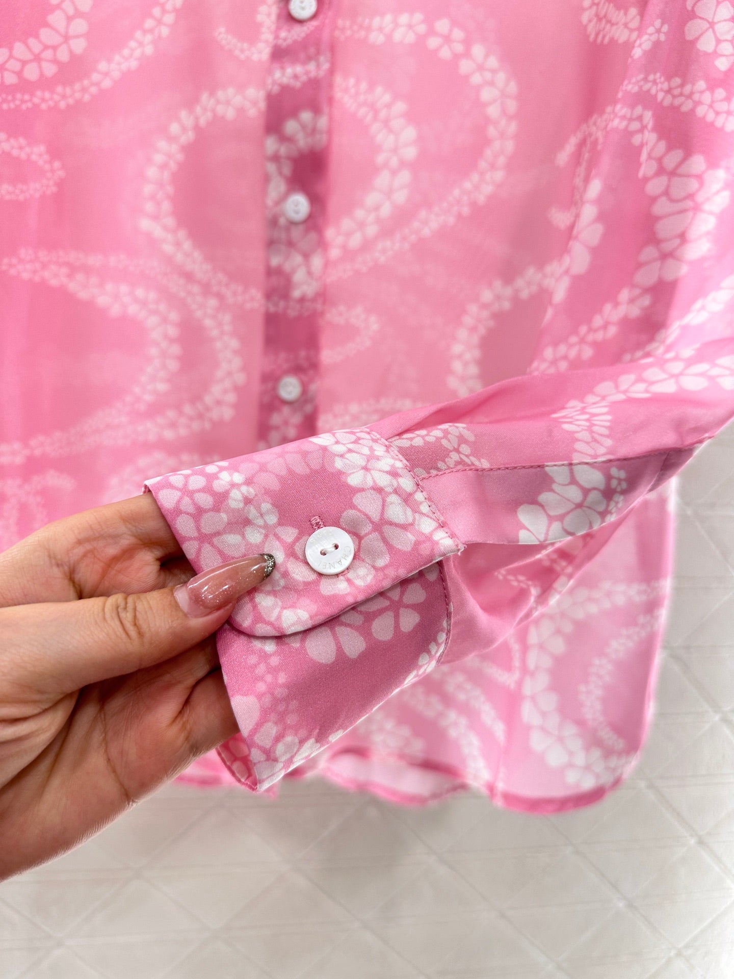 C 25 Printed Lapel Shirt