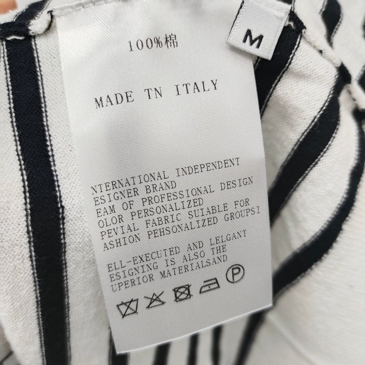 25 Platinum Collection Striped stars Printed high-fashion linen knit short sleeve!