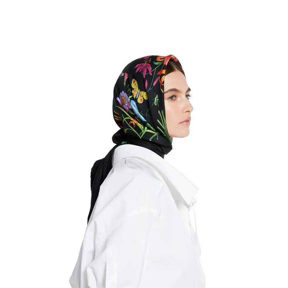 25 Floral Scarf
