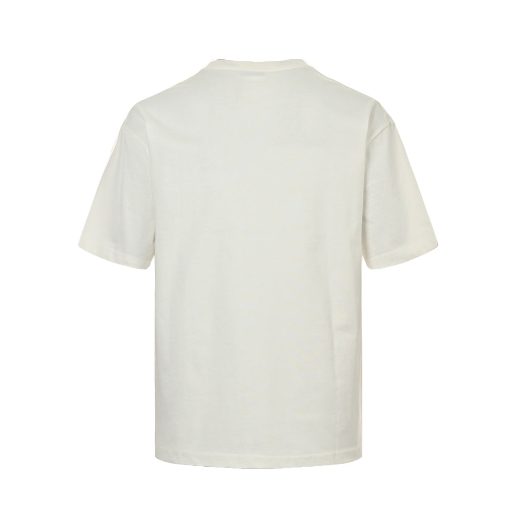 Smiley letter print short sleeves