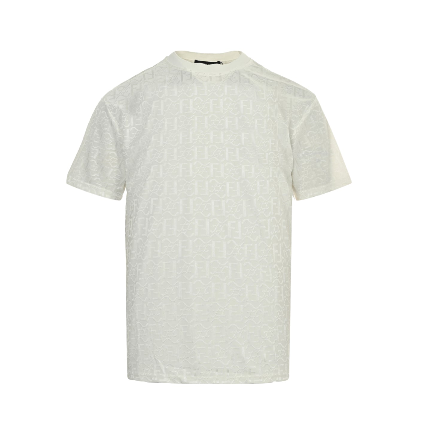 25ss ice silk dark pattern jacquard short sleeved shirt