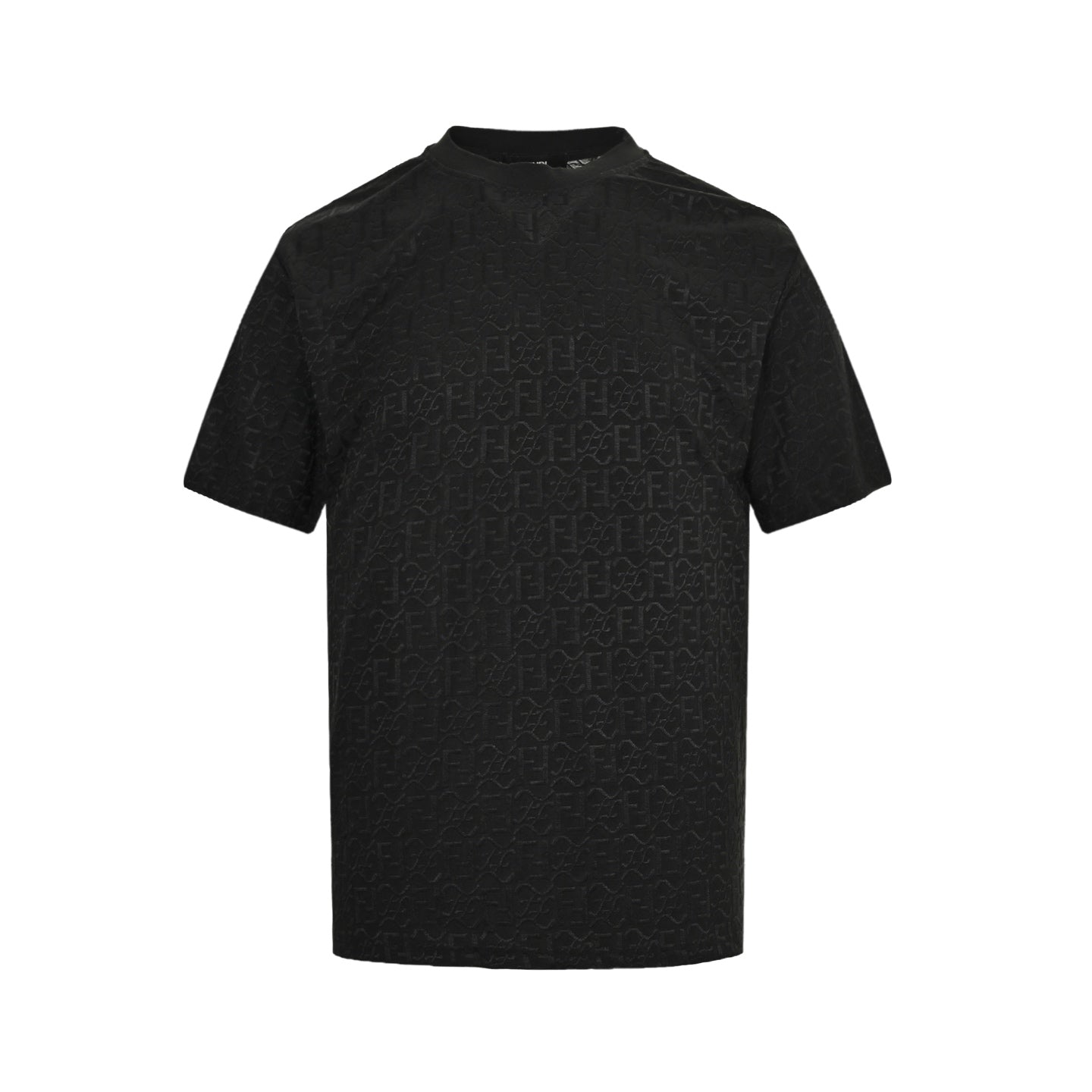 25ss ice silk dark pattern jacquard short sleeved shirt