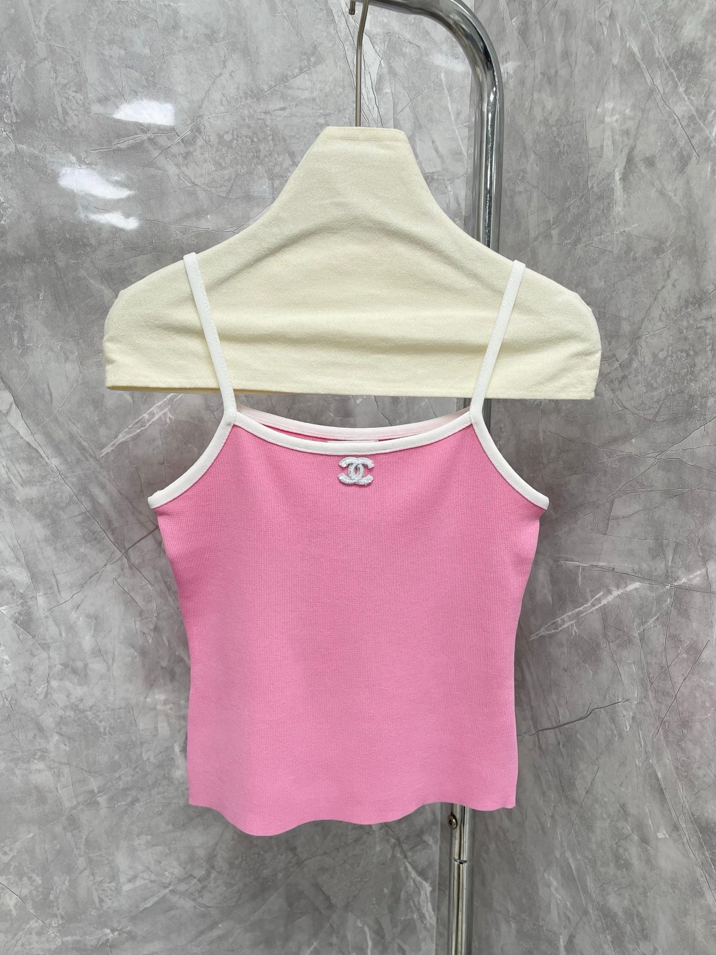 25 new Multicolor Ribbed Minimalist Cami Top