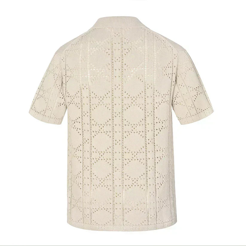 25ss knitted polo short sleeves
