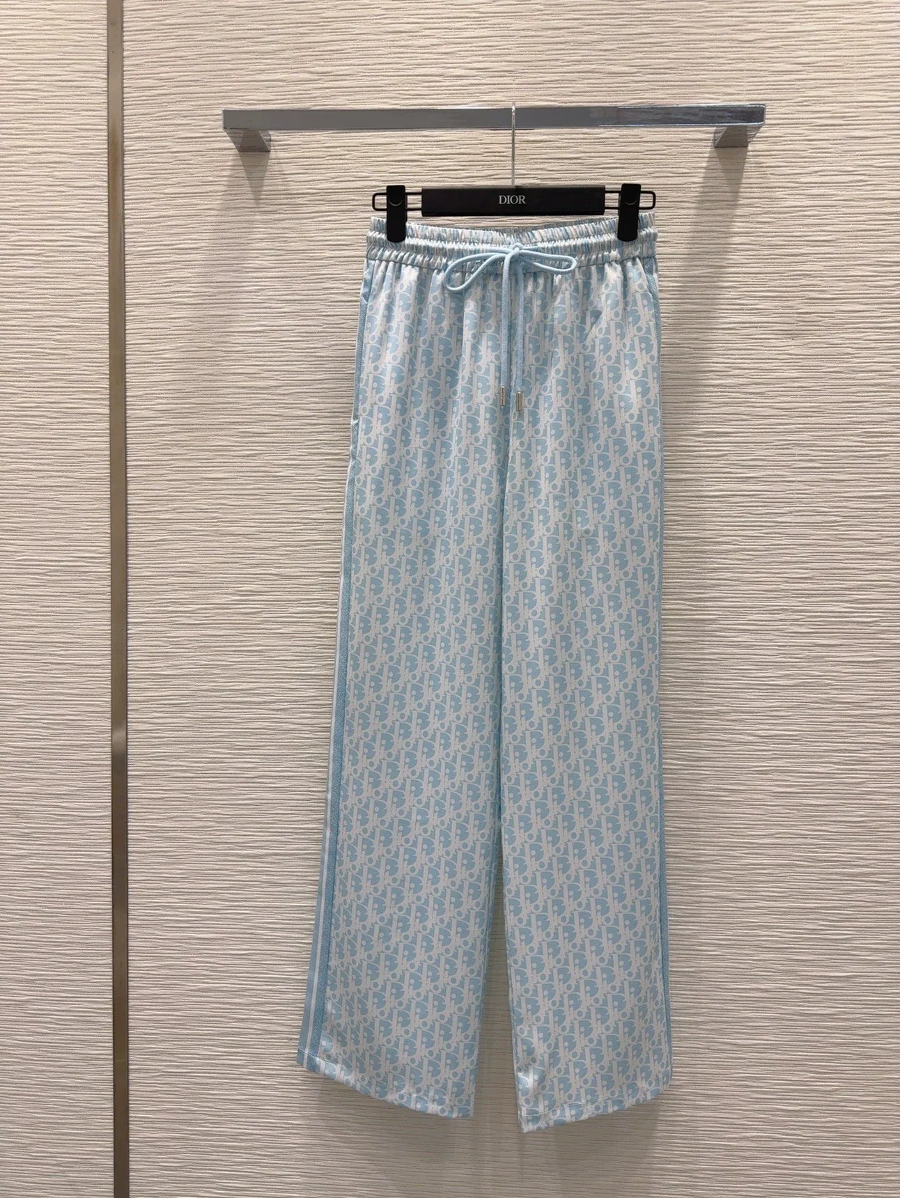 D 25 new letter print tie casual pants