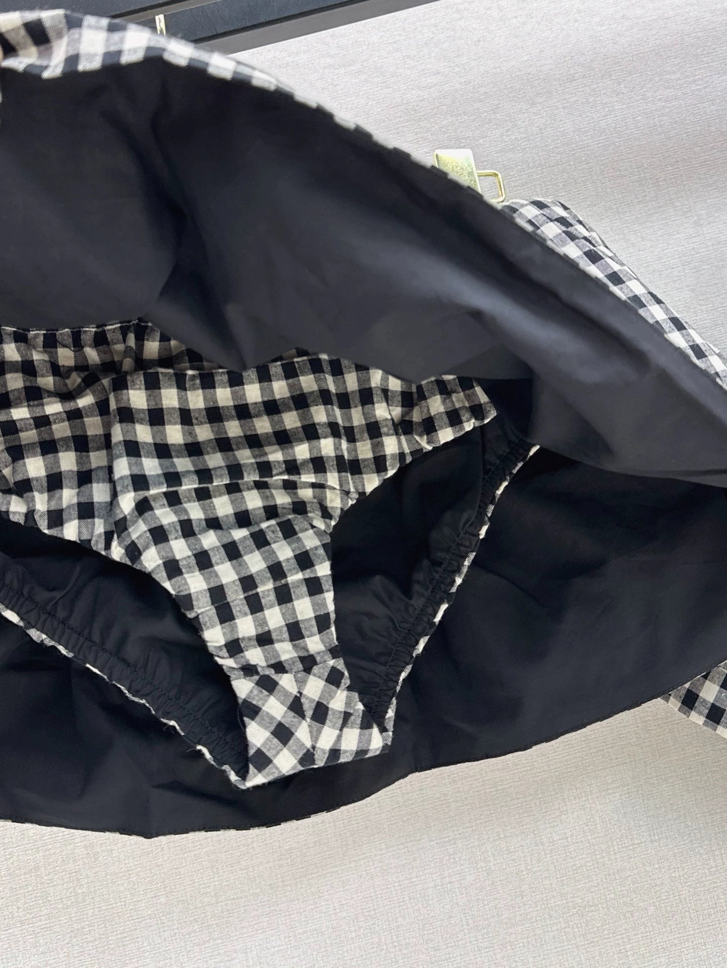 2025 Summer New Plaid Suit Loose Shirt + Mini Skirt