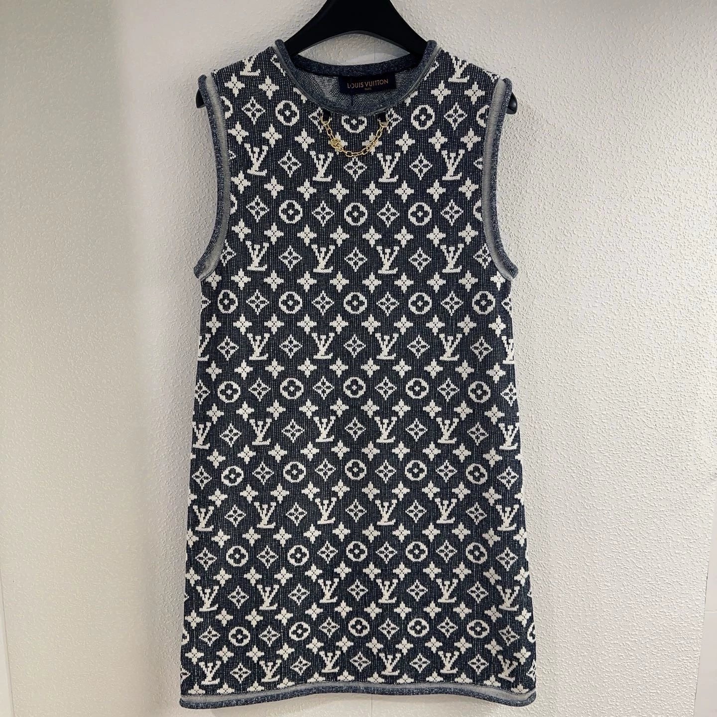 25 New Classic Old Flower Collection Jacquard Crew Neck Knit Dresses