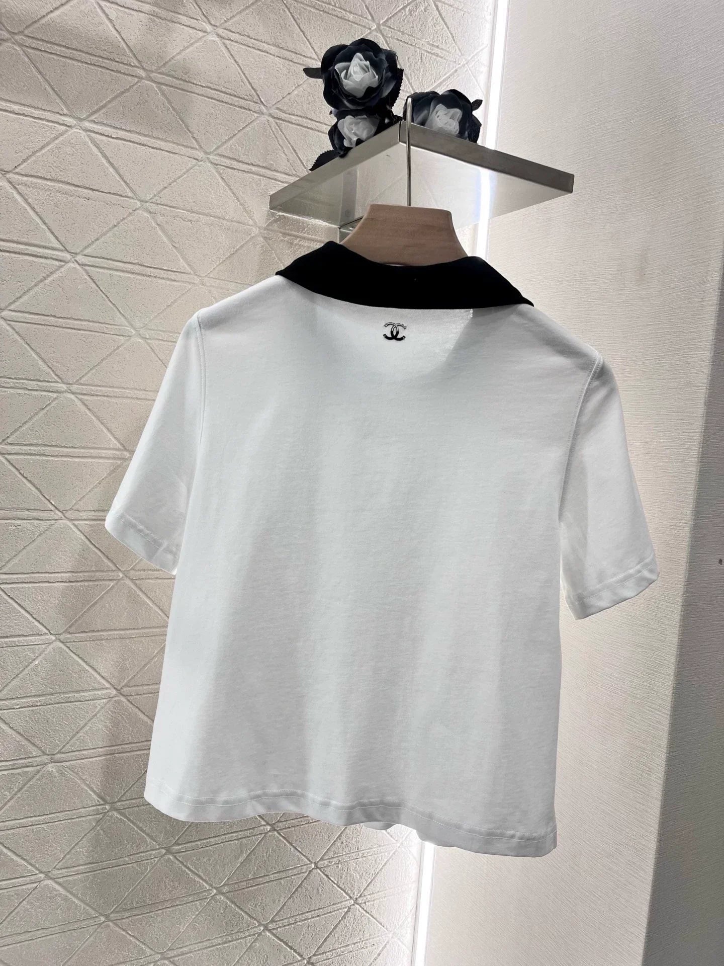 C 25 New Pleated Embroidered Tops