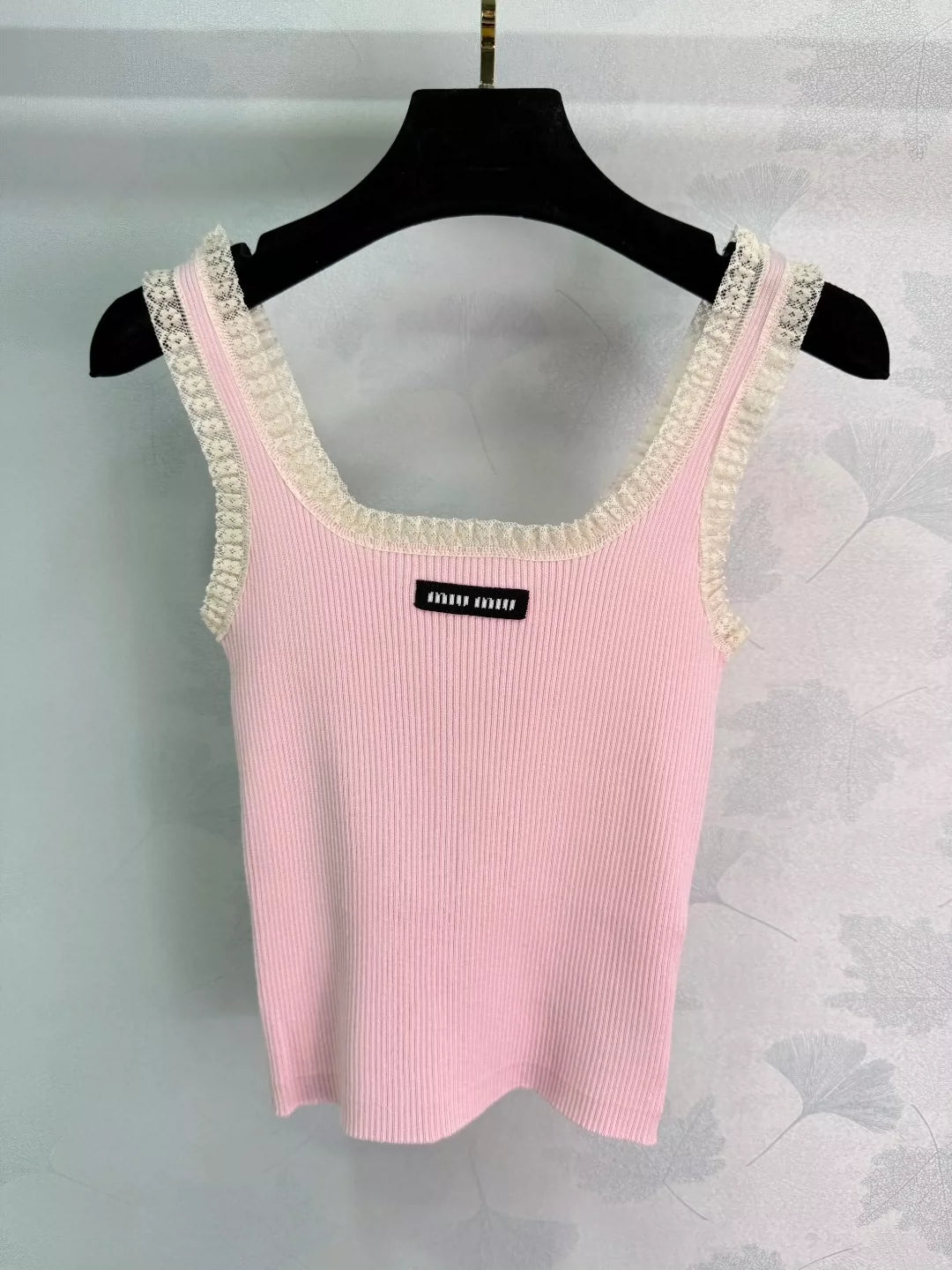 2025 Summer New Arrival Lace Trim Knitted Vest