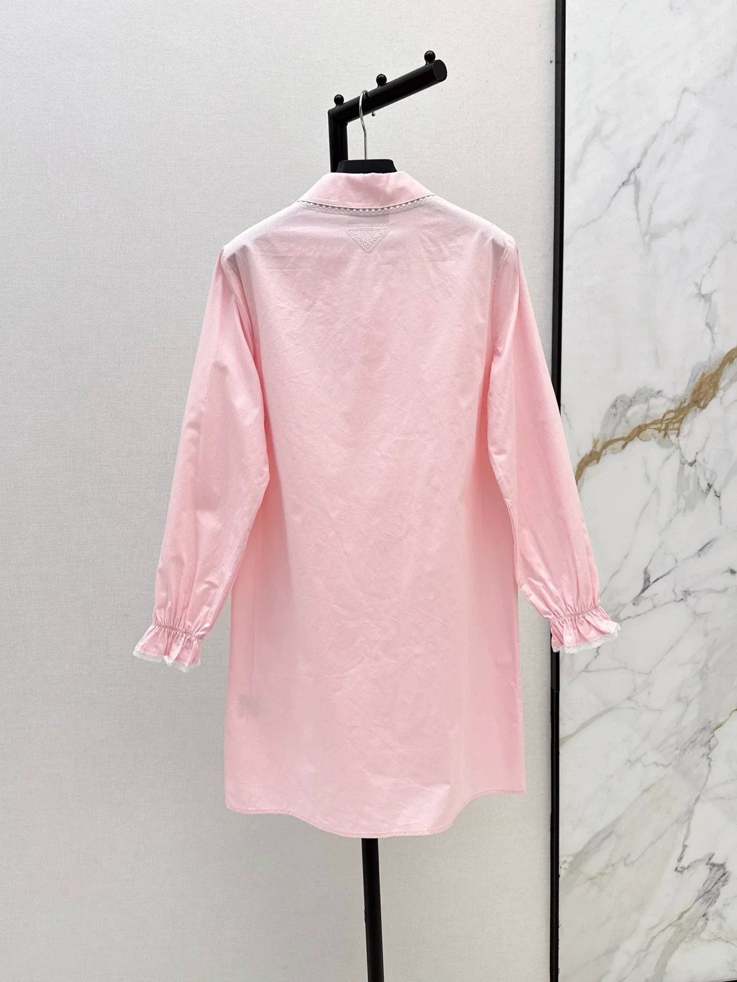 P 25 Spring Summer New Lace Lace Long Sleeve Shirt Style Dresses