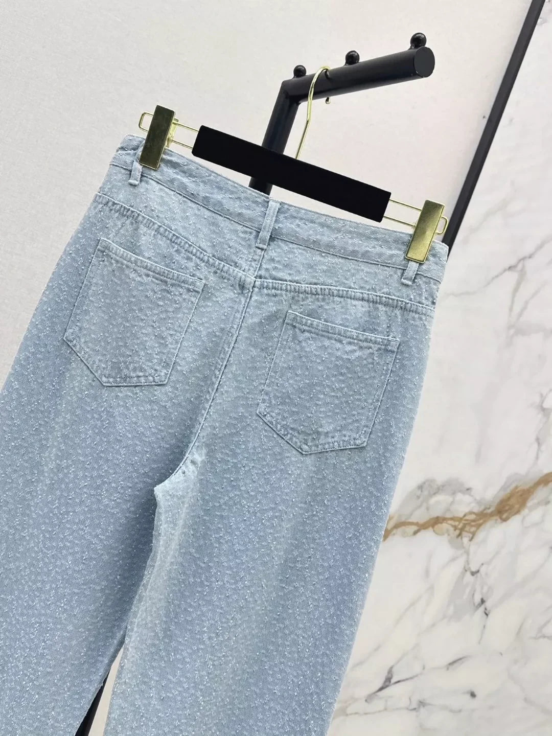 c 25 Spring/Summer Latest Custom Fabric Straight Leg Jeans