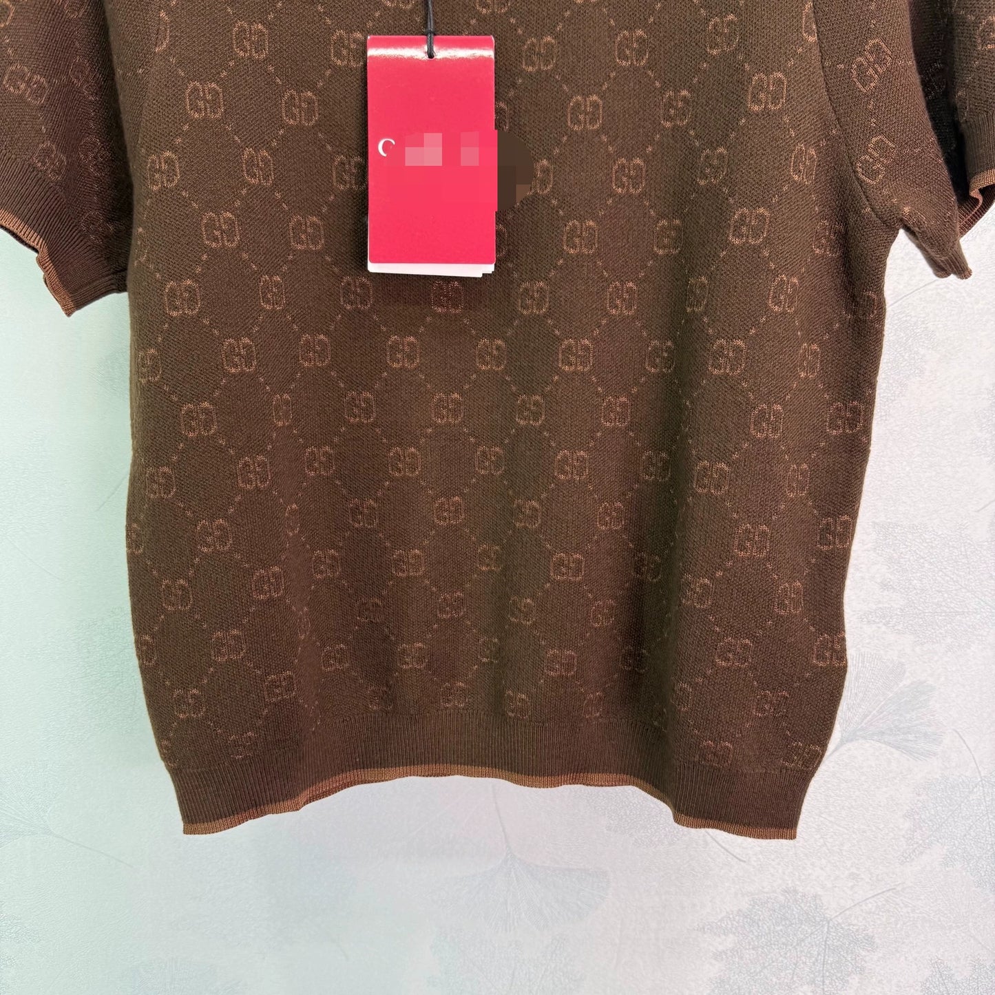 2025 Early Autumn New Jacquard Knitted Round Neck Short Sleeve