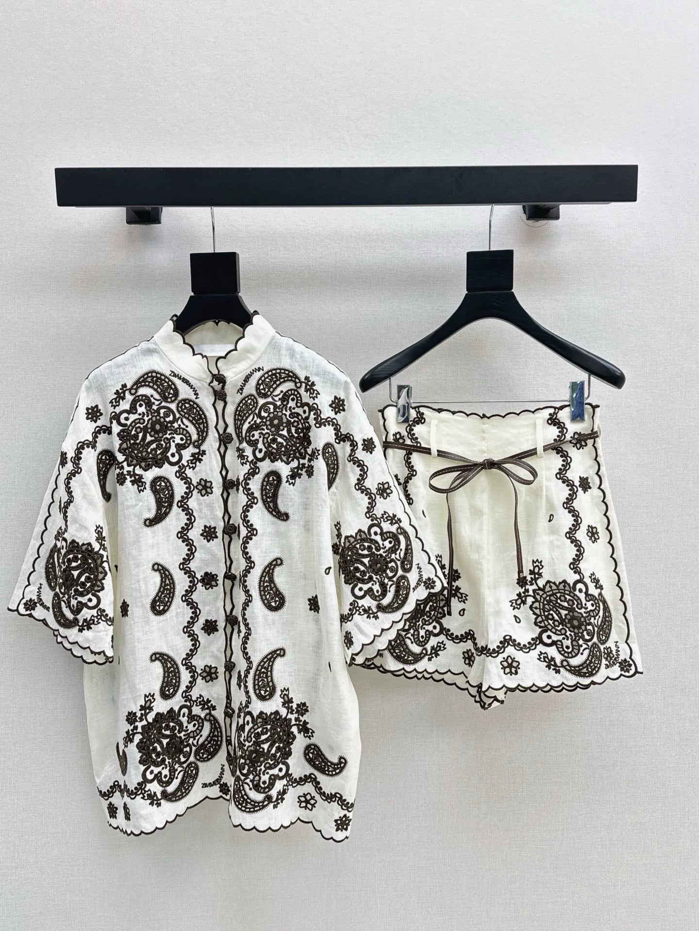 Z 25 Spring/Summer New Resort Set Printed Shirt + Shorts