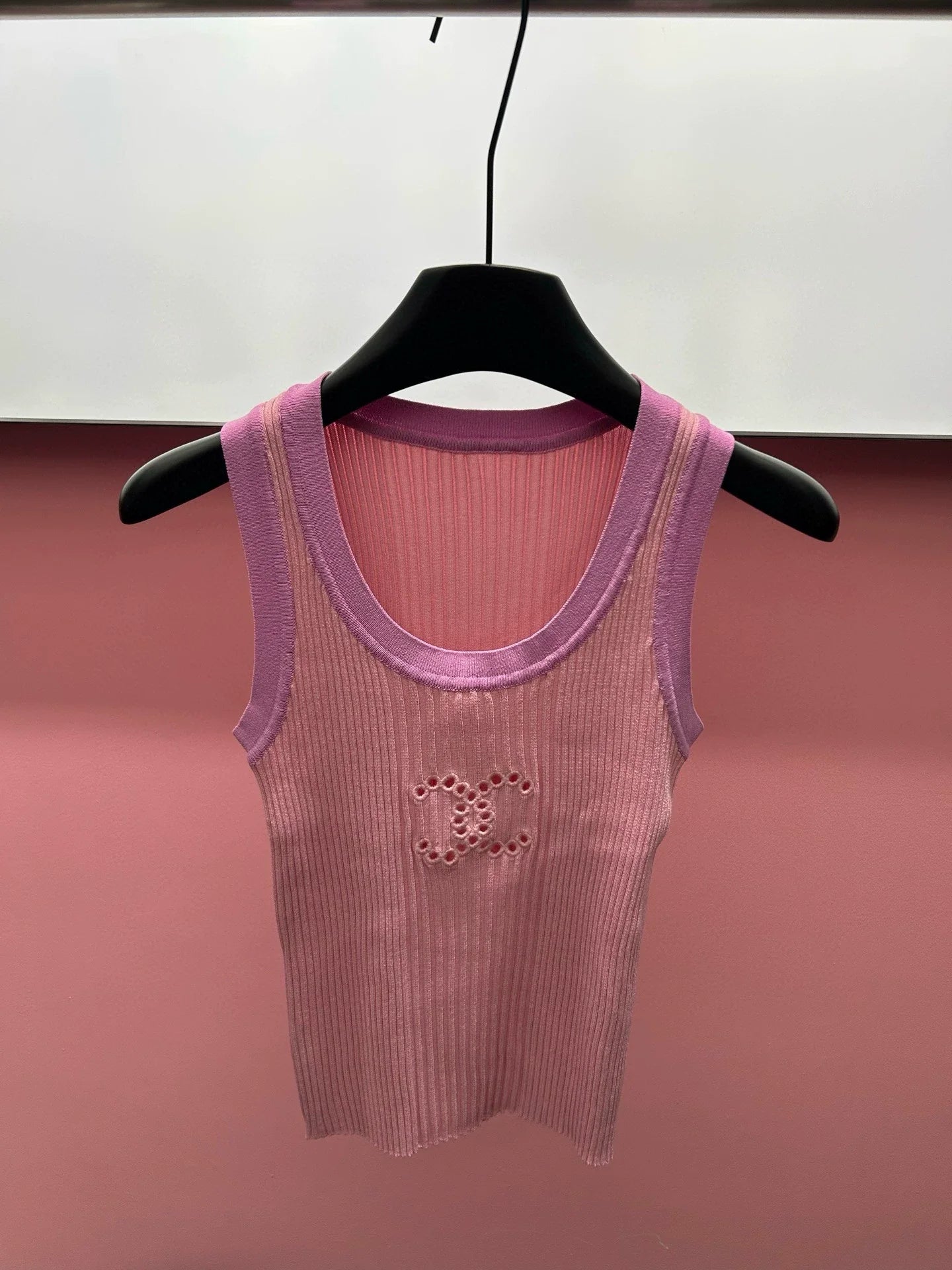 25 Cutout Embroidered Knit Vest