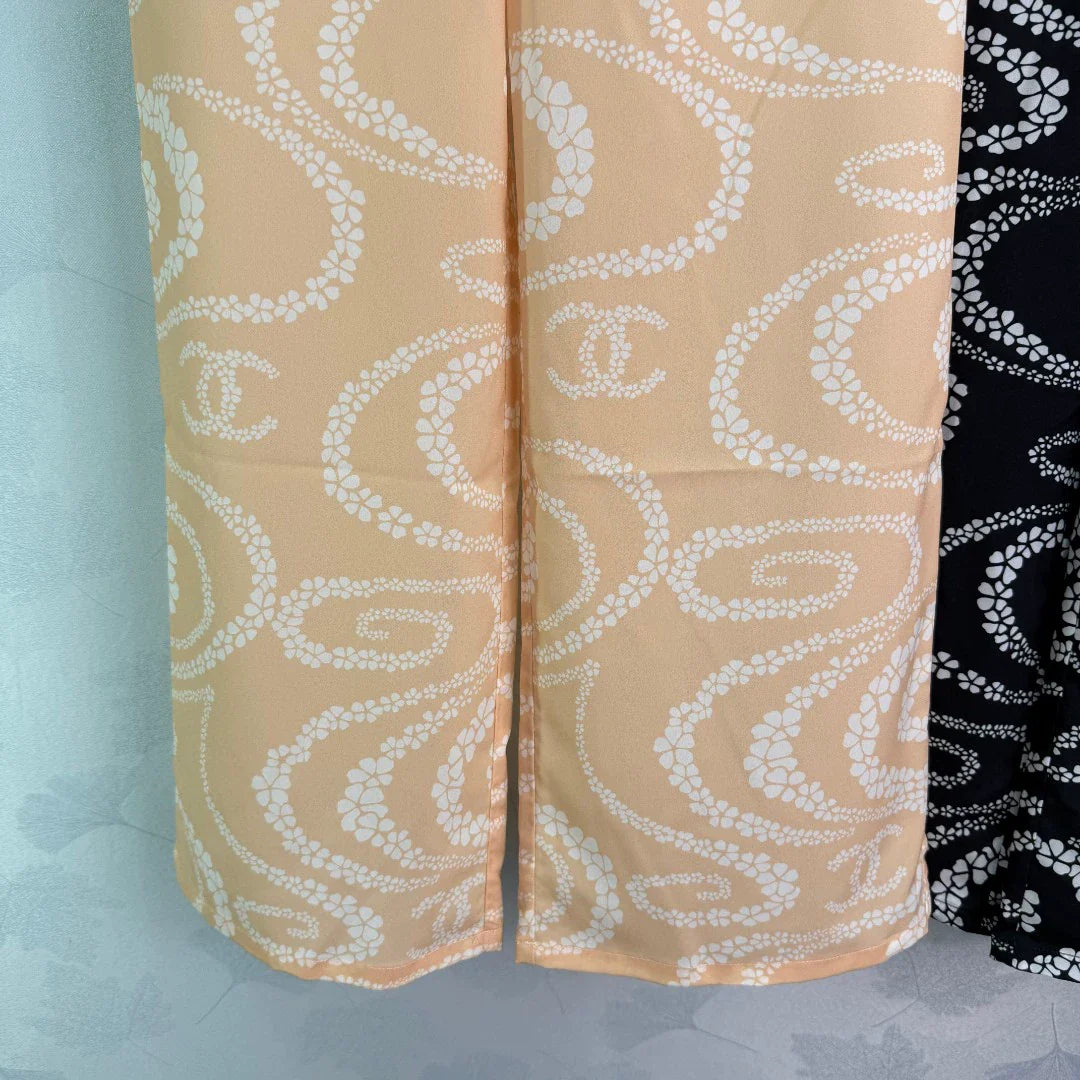 C 25 Printed wide-leg pants