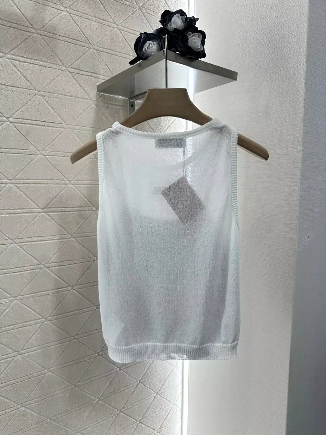 m 25 summer new color collision false two-piece undershirt