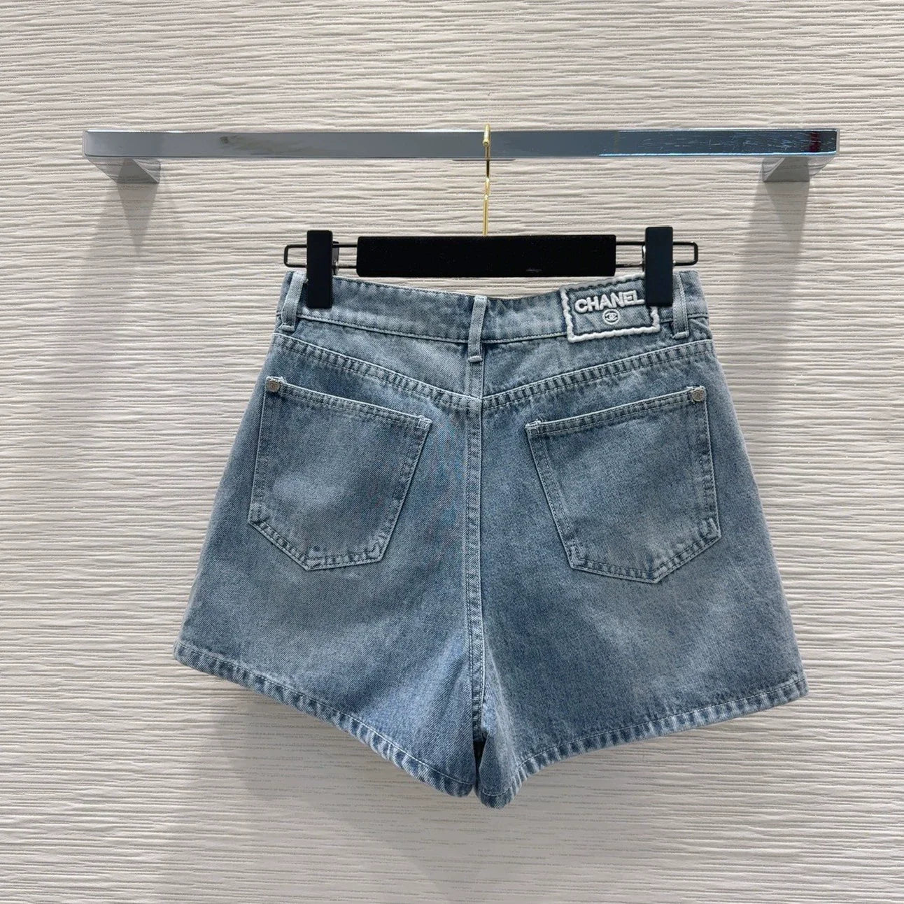c 25 New Embroidered Denim Shorts