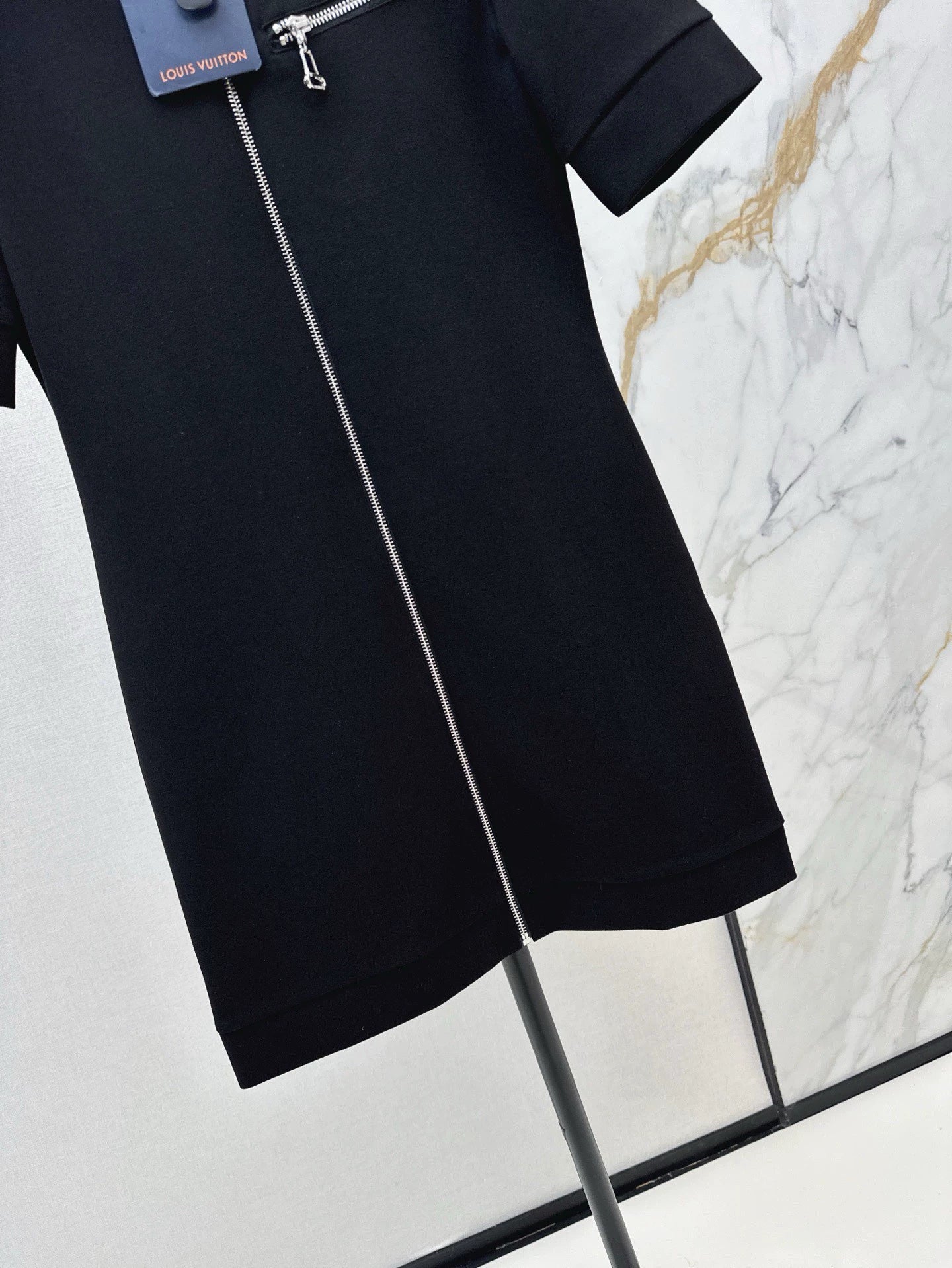 25 Spring/Summer Doll Neck Zipper Dress