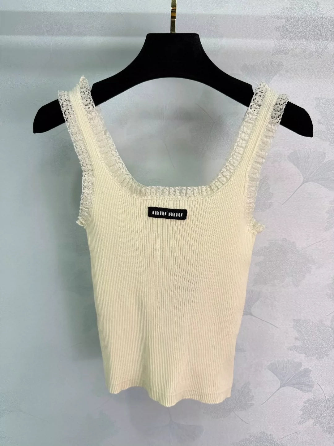 2025 Summer New Arrival Lace Trim Knitted Vest