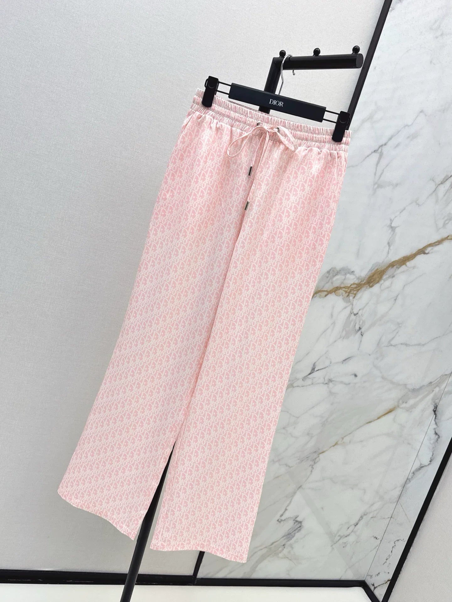D 25 Spring Summer Latest Printed Straight Leg Casual Pants