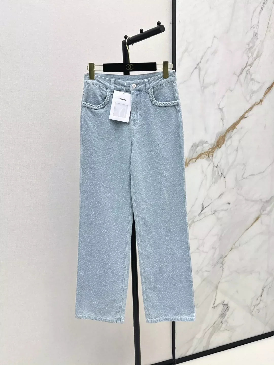 c 25 Spring/Summer Latest Custom Fabric Straight Leg Jeans