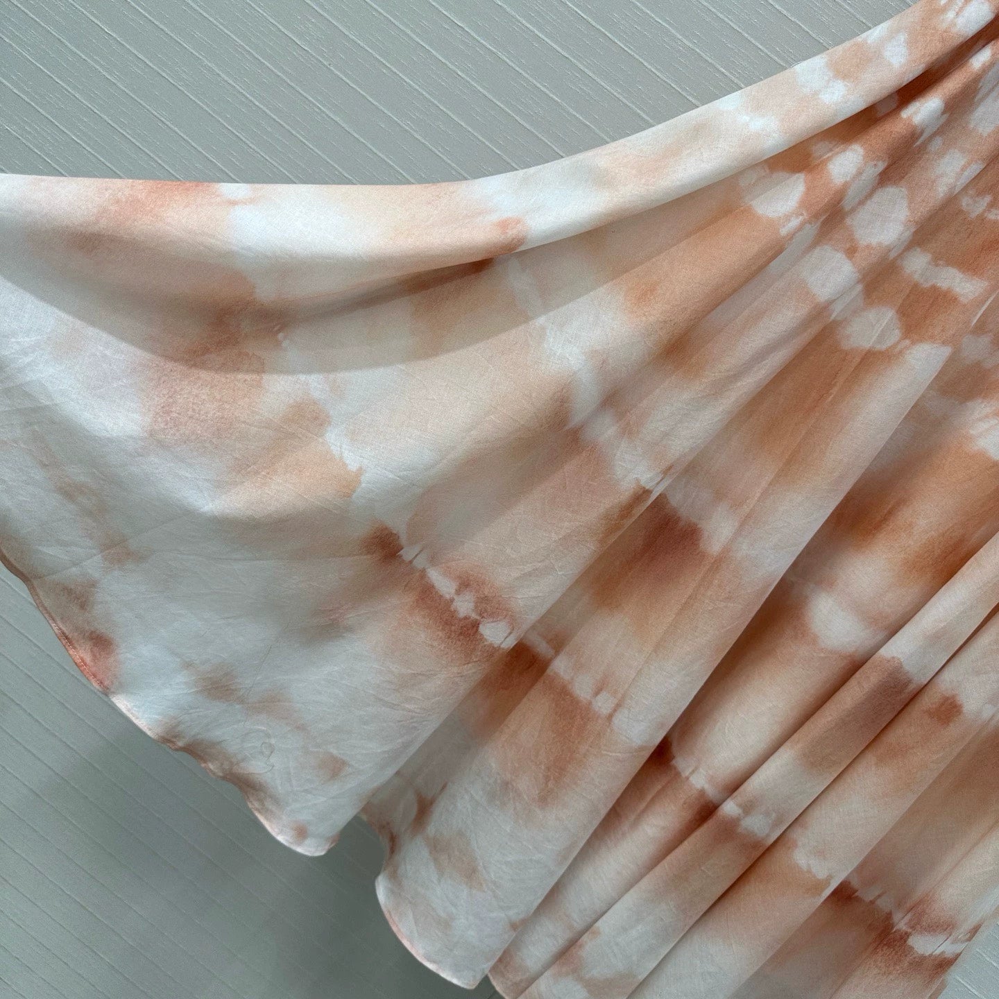D 25 Spring/Summer Vacation Style New Water Wave Tie-Dye Half Skirt