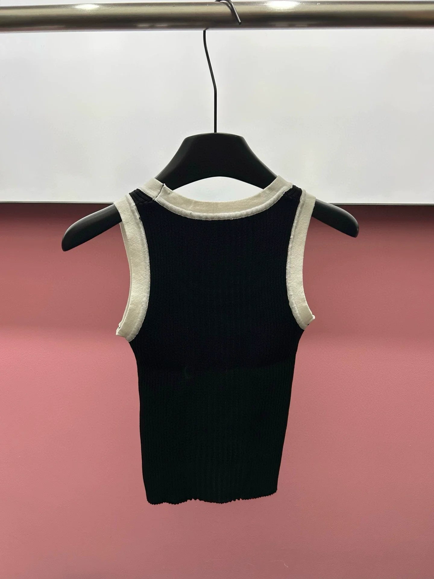 25 Cutout Embroidered Knit Vest