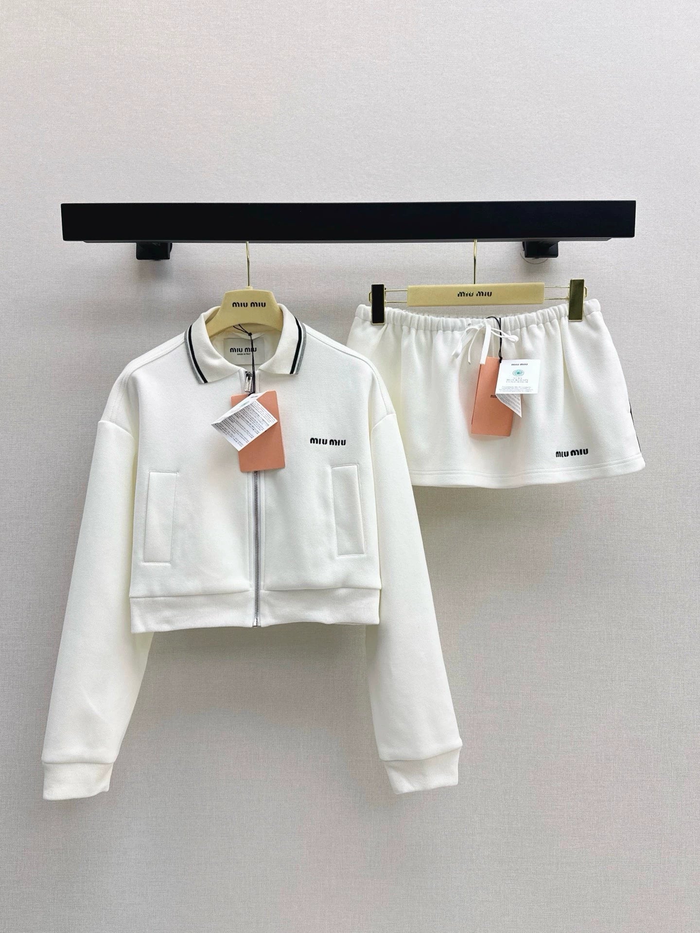 M 25 NEW Lapel Jacket + Half Skirt Set