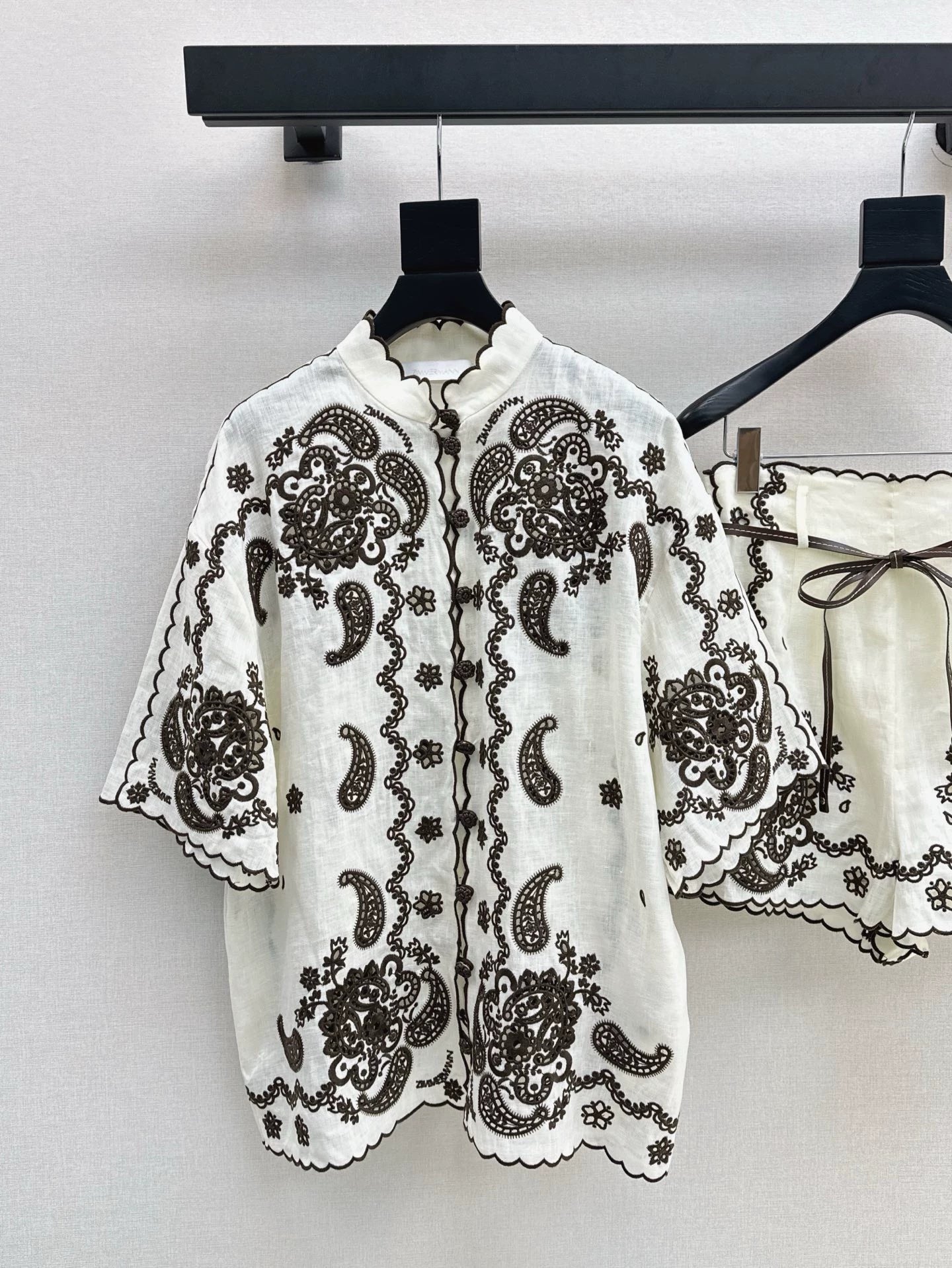 Z 25 Spring/Summer New Resort Set Printed Shirt + Shorts