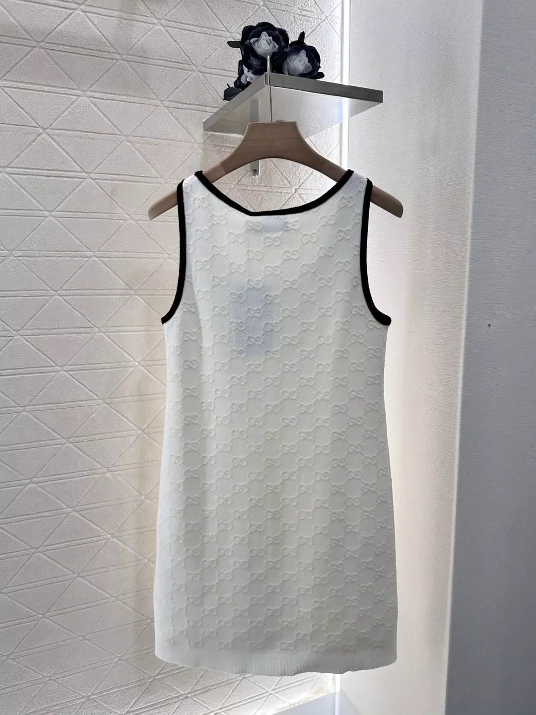 25 New jacquard knit tank dress