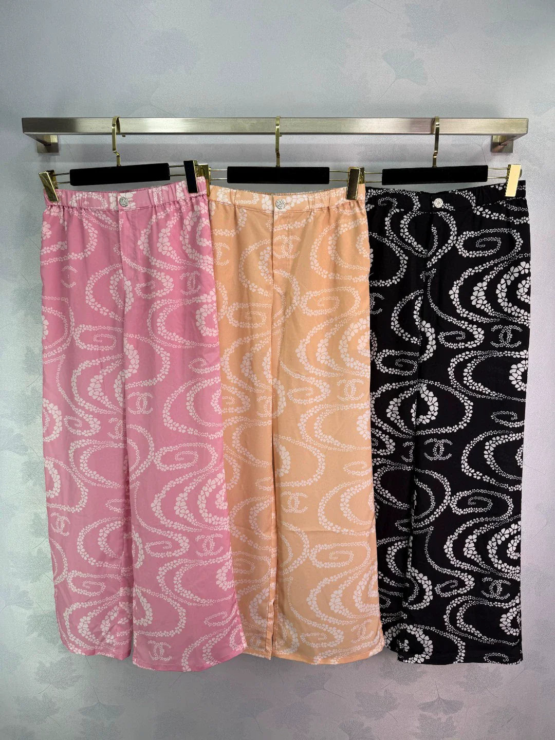 C 25 Printed wide-leg pants